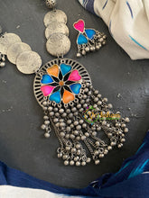 Silver Look Alike Afghani Pendant Chain -S724